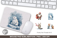 Mouse Pad Frosty Yeti Friends Product Image 1