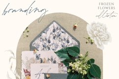 Frozen Flowers Collection - Clipart PNG - Watercolor Florals Product Image 7