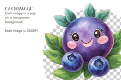 Cute Fruit and Vegetable Clipart 70 PNG Product Image 7