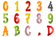 Fruit and Veg Food Font Letters Real Vegetable Alphabet ABC Product Image 5
