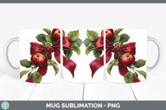 GorgeousFruit Bows Mug Wrap design.