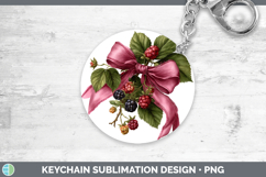 GorgeousFruit Bows Keychain design.