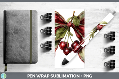GorgeousFruit Bows Pen Wrap design.