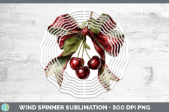 GorgeousFruit Bows Wind Spinner design.