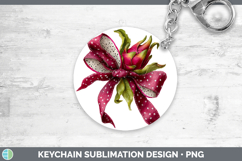 GorgeousFruit Bows Keychain design.