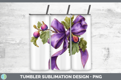 GorgeousFruit Bows Tumbler design.