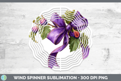 GorgeousFruit Bows Wind Spinner design.