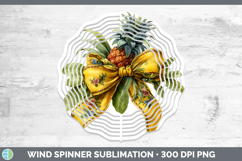 GorgeousFruit Bows Wind Spinner design.