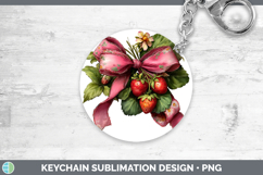 GorgeousFruit Bows Keychain design.