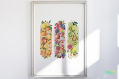 Fruit Brushstroke Clipart Sublimation Product Image 2