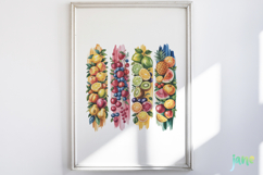 Fruit Brushstroke Clipart Sublimation Product Image 8