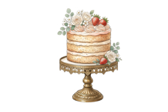 Fruit Cake Png |Baking Png Product Image 1