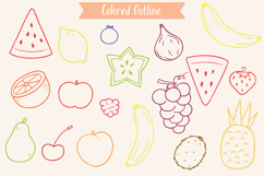 Colored Fruits | Hand Drawn Food Product Image 7