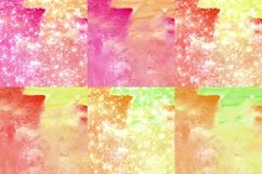 Fruit Color Watercolor Digital Papers Glitter Background Product Image 3