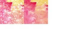 Fruit Color Watercolor Digital Papers Glitter Background Product Image 5