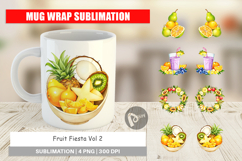 Mug Wrap Fruit Fiesta Product Image 1