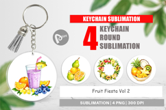 Keychain Fruit Fiesta Product Image 1