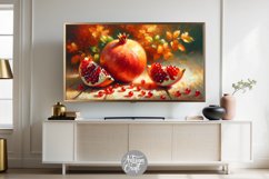 Pomegranate Frame TV art, pomegranate still life painting Product Image 3