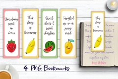 Fruity Bookmarks Set 4 PNGs Product Image 1