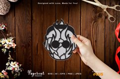 Cool Dragon Fruit Wearing Headphone Papercut Product Image 1