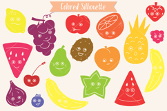 Colored Fruit Kawaii | Hand Drawn Food Characters Product Image 3