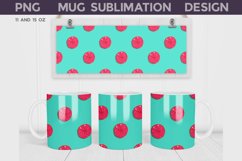 Orange Mug Wrap | Summer Mug Sublimation Product Image 1