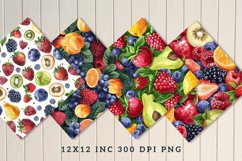 Fruit Berries Seamless Digital Paper Bundle Product Image 5
