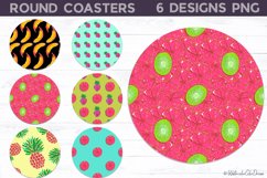 Fruits Coaster | Summer Round Coaster Product Image 1