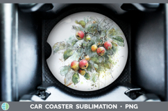 GorgeousFruit Sketch Car Coaster design.