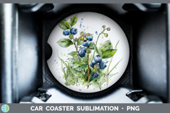 GorgeousFruit Sketch Car Coaster design.