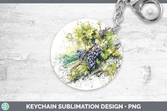GorgeousFruit Sketch Keychain design.