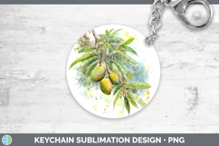 GorgeousFruit Sketch Keychain design.