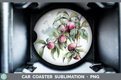 GorgeousFruit Sketch Car Coaster design.