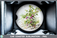 GorgeousFruit Sketch Car Coaster design.