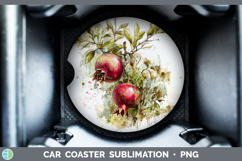 GorgeousFruit Sketch Car Coaster design.