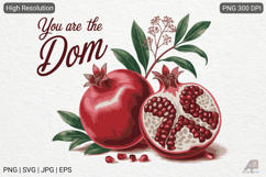Vintage Fruit Pun SVG PNG Sublimation Product Image 1
