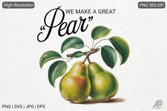 Vintage Fruit Pun SVG PNG Sublimation Product Image 1
