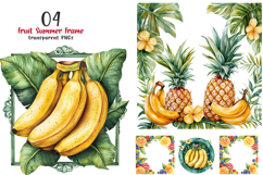 Fruit Summer Frame Png Product Image 1