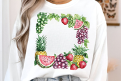 Fruit Summer Frame Png Product Image 3