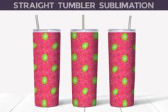 Orange Tumbler Sublimation | Tropical Tumbler | Kiwi Tumbler Product Image 1