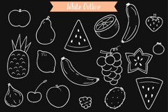 White Fruits | Hand Drawn Food Product Image 5