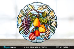 Fruit Wind Spinner Sublimation PNG Design Product Image 1