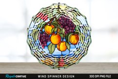 Fruit Wind Spinner Sublimation PNG Design Product Image 1