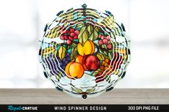 Fruit Wind Spinner Sublimation PNG Design Product Image 1