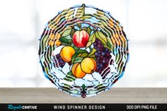 Fruit Wind Spinner Sublimation PNG Design Product Image 1