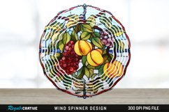 Fruit Wind Spinner Sublimation PNG Design Product Image 1