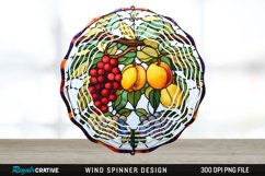 Fruit Wind Spinner Sublimation PNG Design Product Image 1