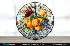 Fruit Wind Spinner Sublimation PNG Design Product Image 1