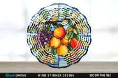 Fruit Wind Spinner Sublimation PNG Design Product Image 1