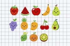 Kawaii Fruit 3D SVG Product Image 2